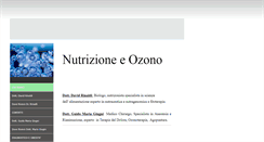 Desktop Screenshot of nutrizioneozono.com